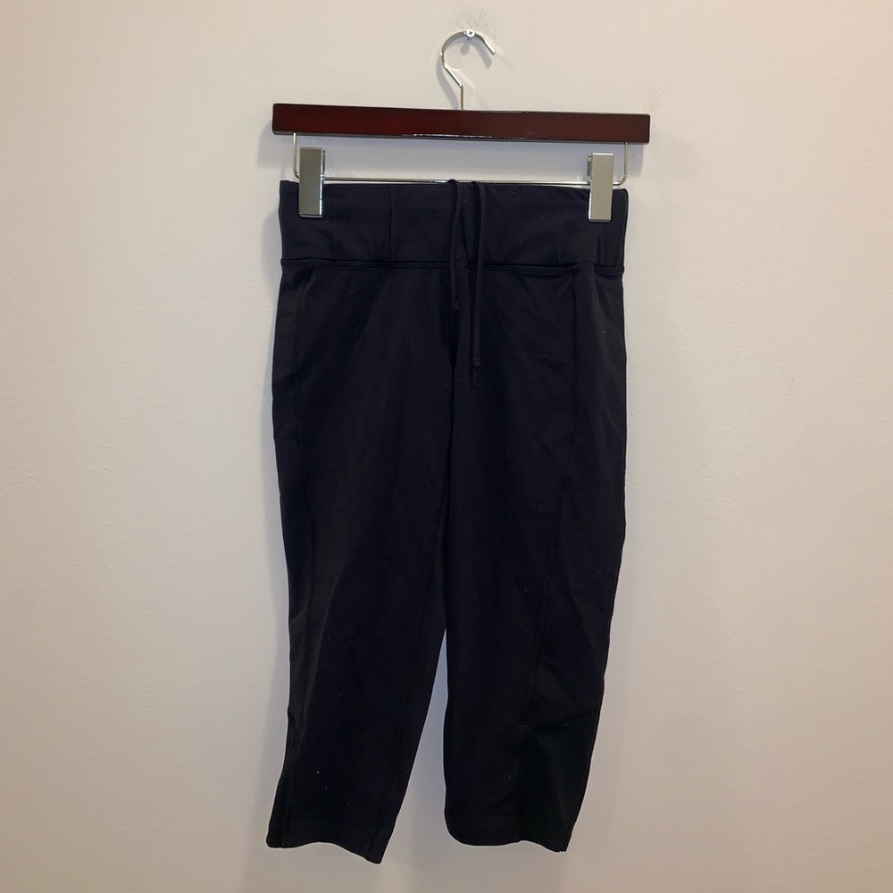 Lucy Powermax Black Capri Legging pants size S - Picture 2 of 12